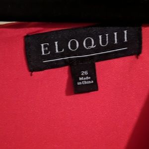 Eloquii Dresses - Eloquii Size 26 Red Deep V Layering Dress Eloquii Dresses - Eloquii Size 26 Red Deep V Layering Dress